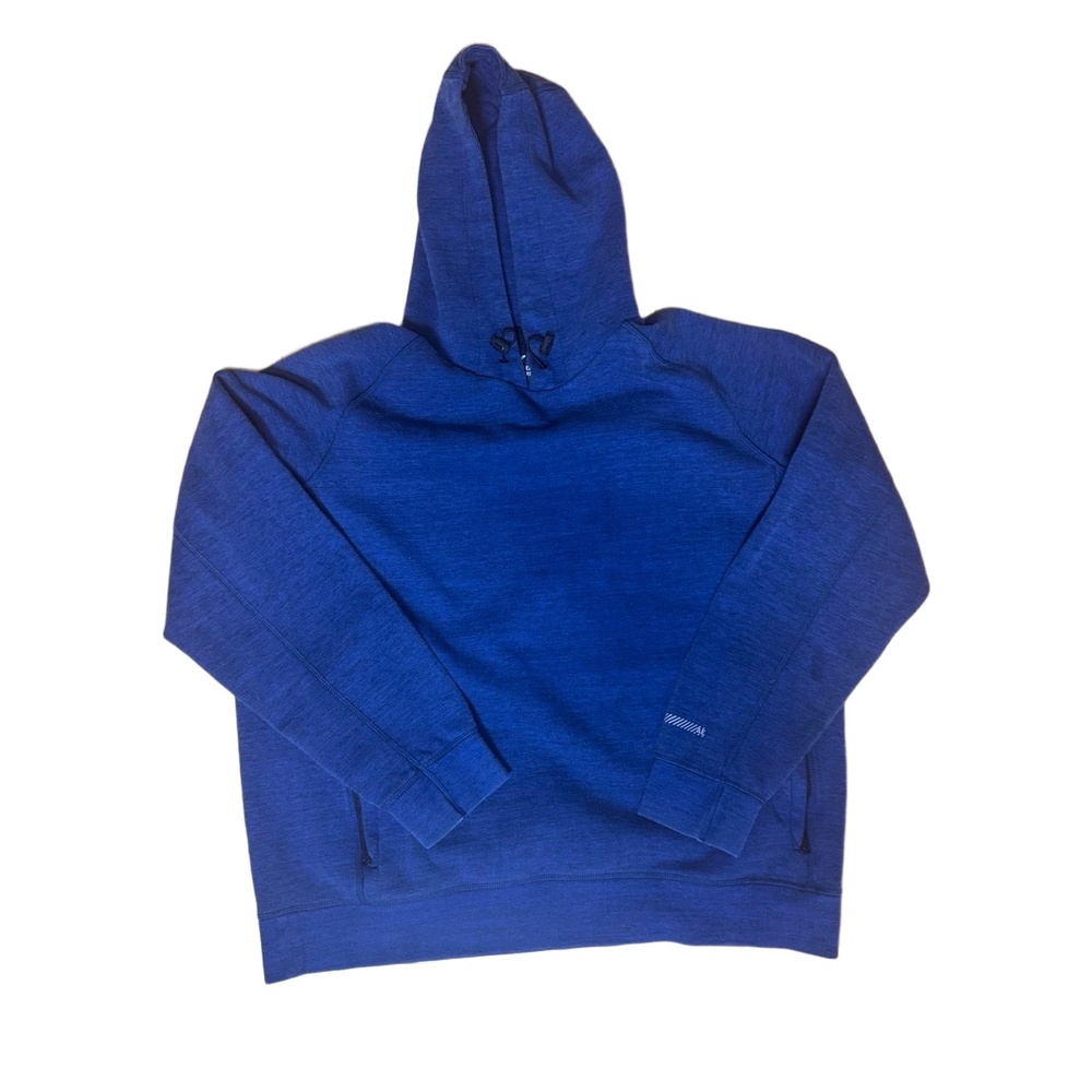American Eagle Active Flex Mens Hoodie Heather Blue Activewear Size XL